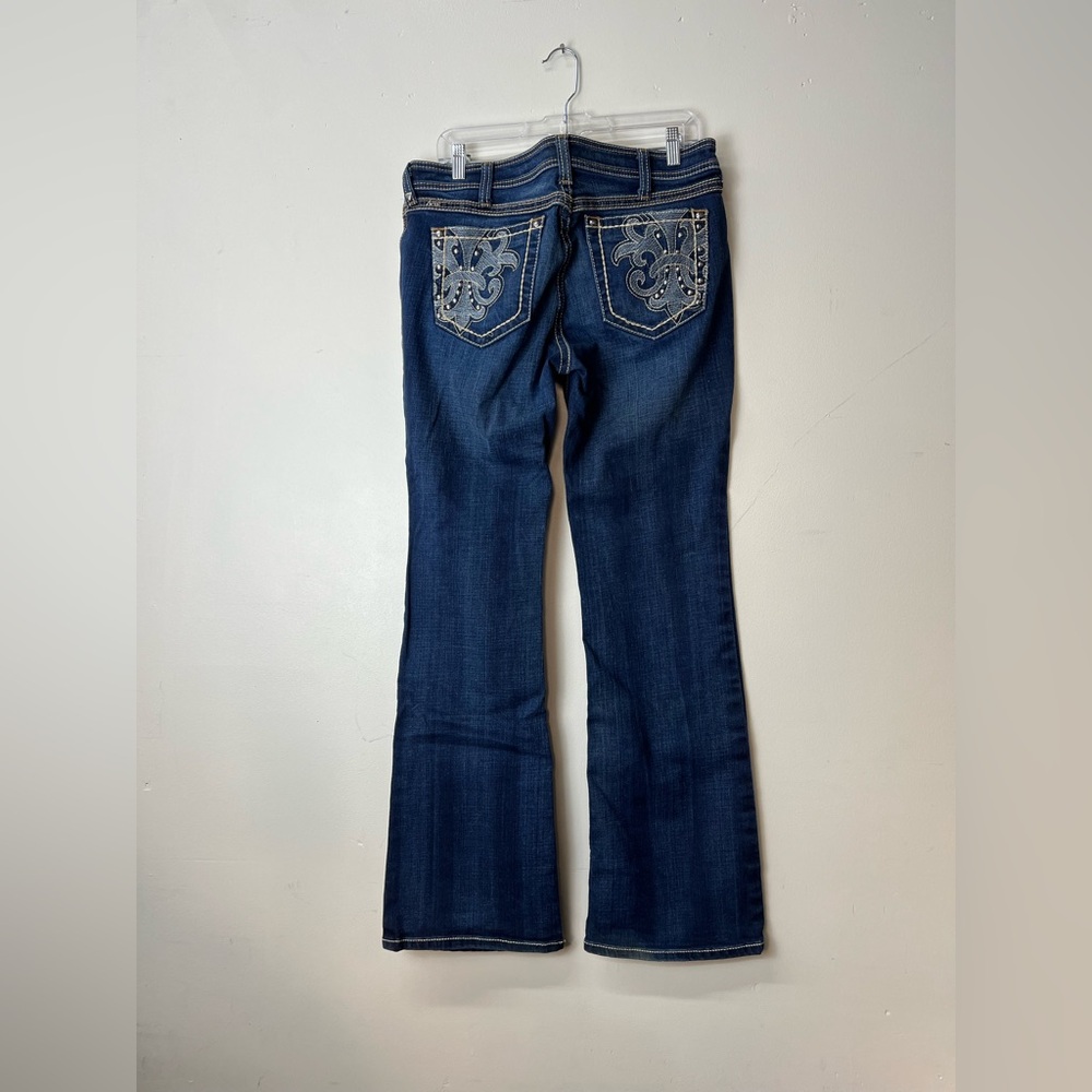 Ariat Women's 31r Turquoise Bootcut Jeans Western Embroidered Back Pocket 31